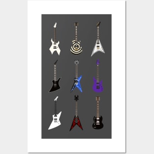 Guitars From Hell - Epic guitars of Metal Posters and Art